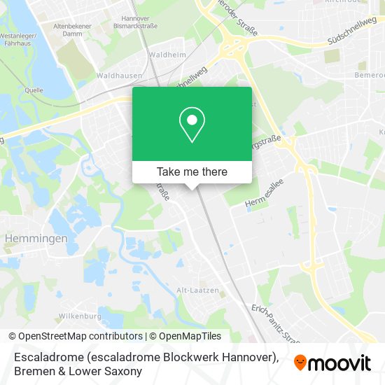 Escaladrome (escaladrome Blockwerk Hannover) map