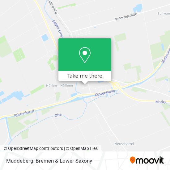Muddeberg map