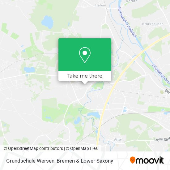 Grundschule Wersen map