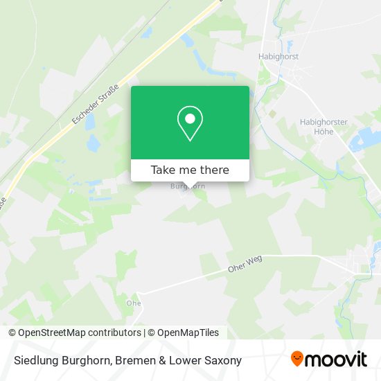 Siedlung Burghorn map