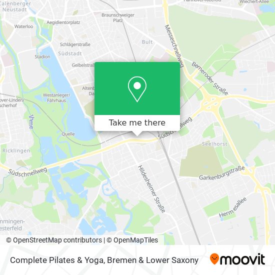 Complete Pilates & Yoga map