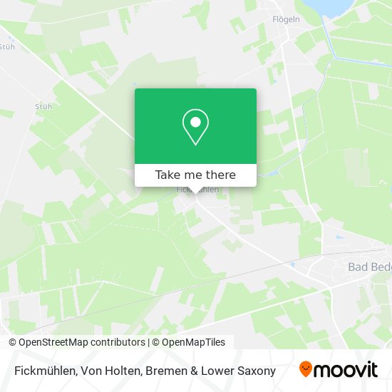 Fickmühlen, Von Holten map