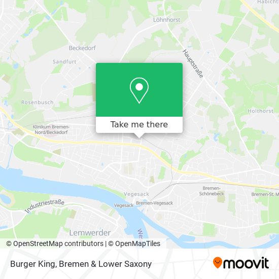 Burger King map