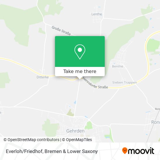 Everloh/Friedhof map
