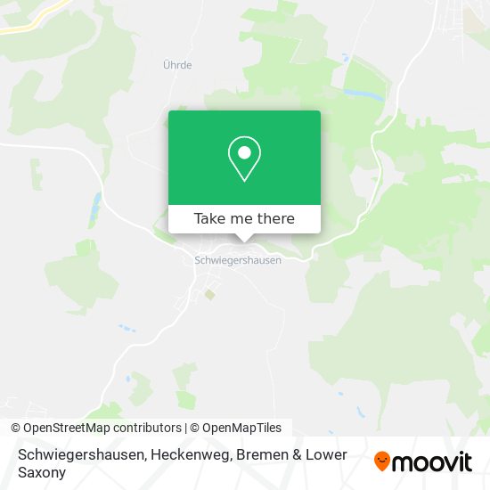 Schwiegershausen, Heckenweg map