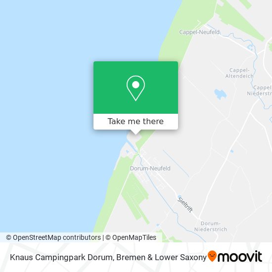 Knaus Campingpark Dorum map