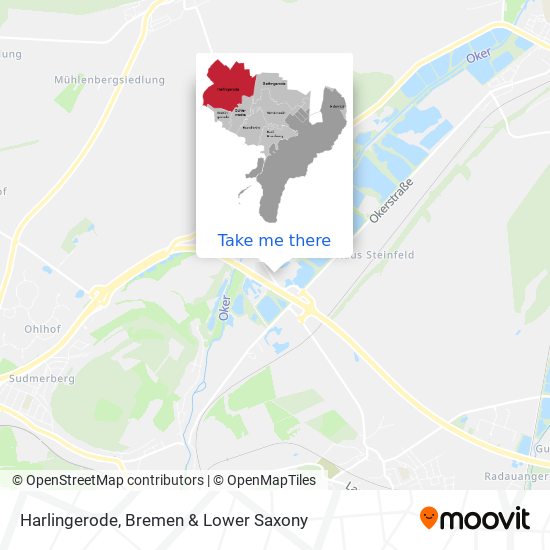 Harlingerode map