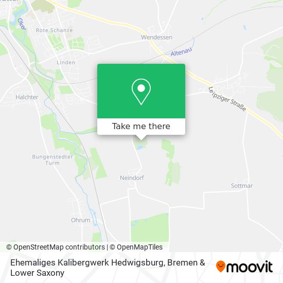 Ehemaliges Kalibergwerk Hedwigsburg map
