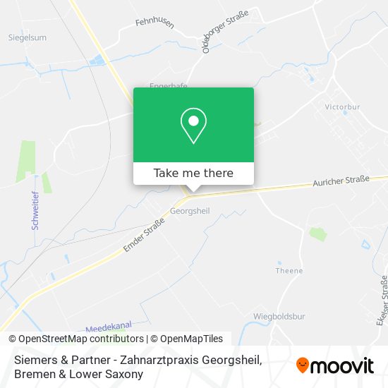 Siemers & Partner - Zahnarztpraxis Georgsheil map