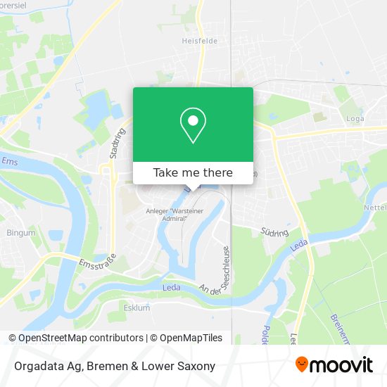Orgadata Ag map