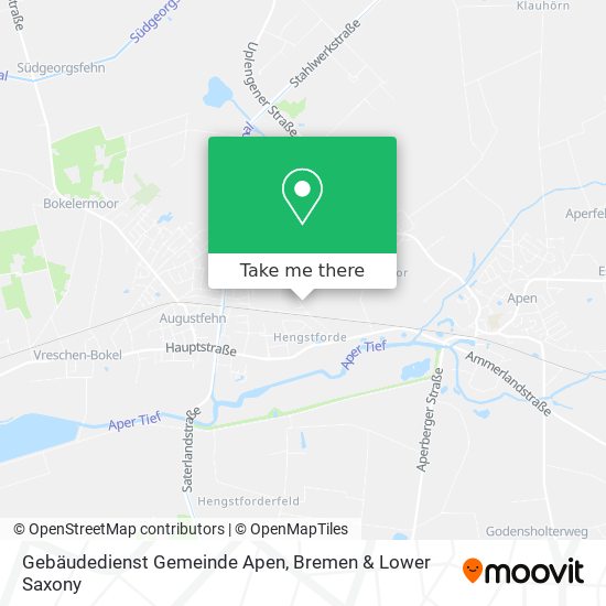 Gebäudedienst Gemeinde Apen map