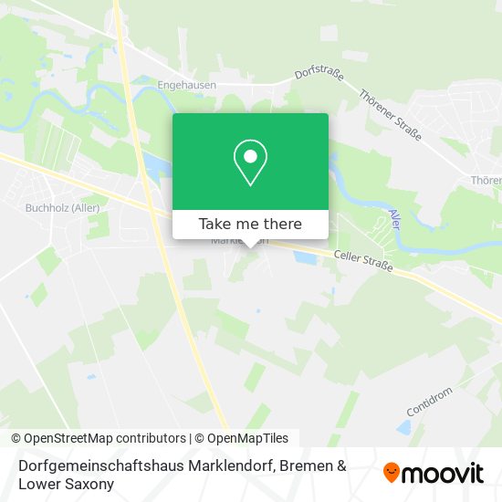 Dorfgemeinschaftshaus Marklendorf map