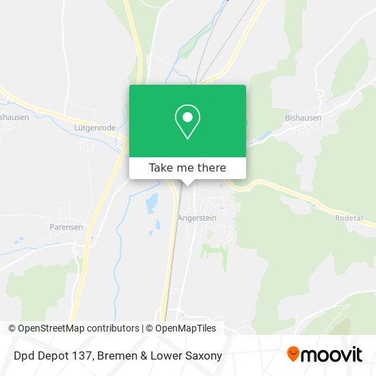 Dpd Depot 137 map