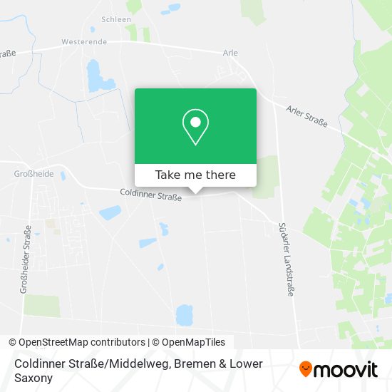 Coldinner Straße/Middelweg map