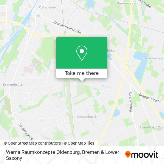 Wema Raumkonzepte Oldenburg map