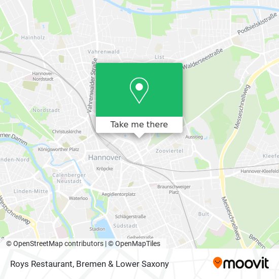 Roys Restaurant map