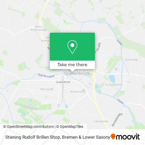 Stiening Rudolf Brillen Shop map