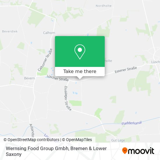 Wernsing Food Group Gmbh map