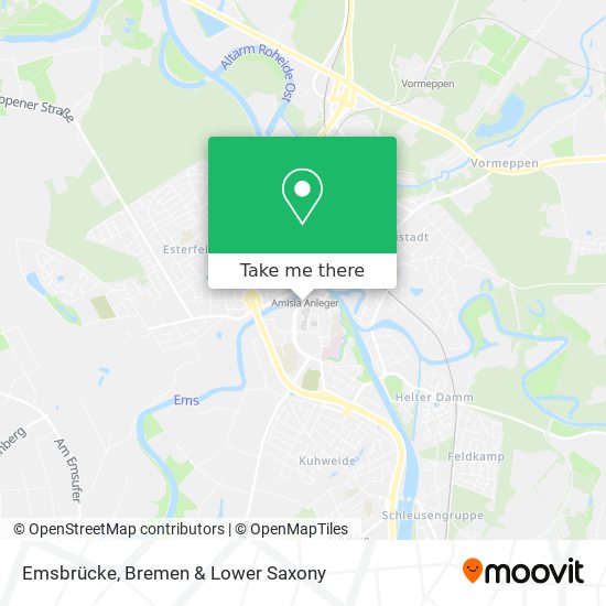 Emsbrücke map