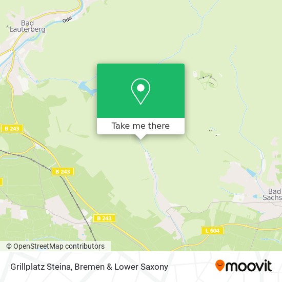 Grillplatz Steina map
