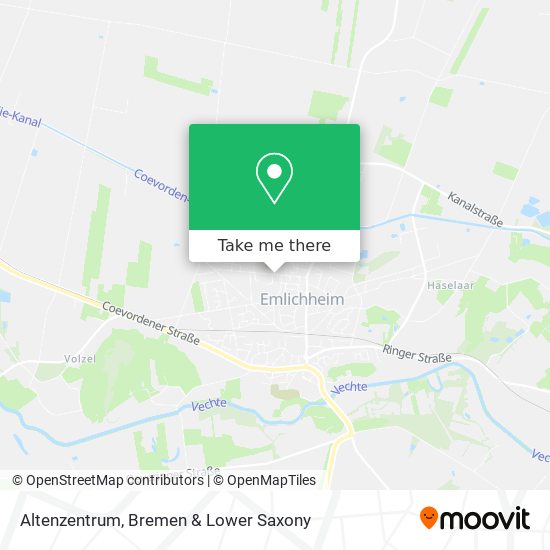 Altenzentrum map