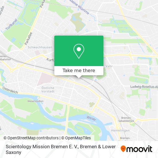 Scientology Mission Bremen E. V. map