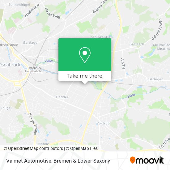 Valmet Automotive map
