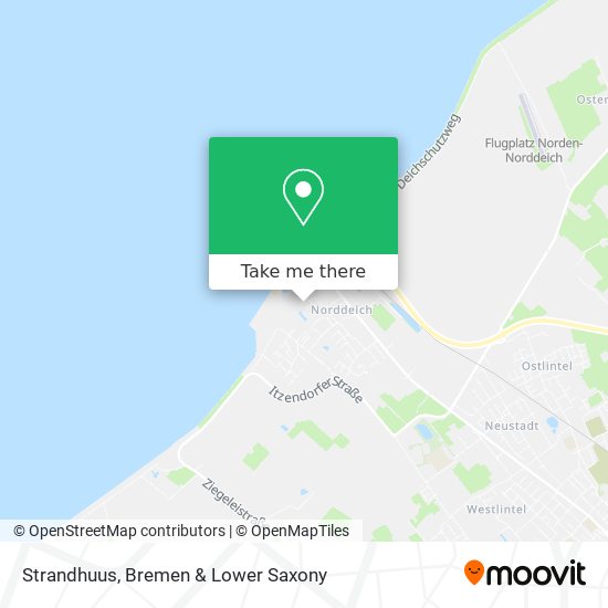 Strandhuus map