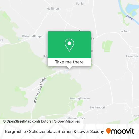 Карта Bergmühle - Schützenplatz