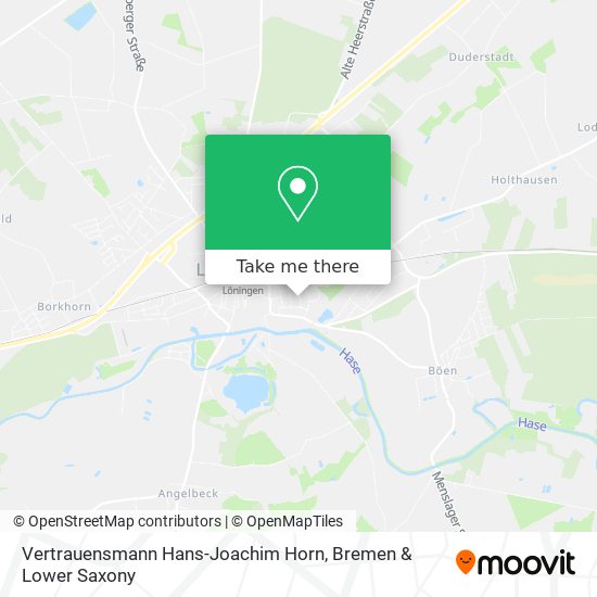 Vertrauensmann Hans-Joachim Horn map