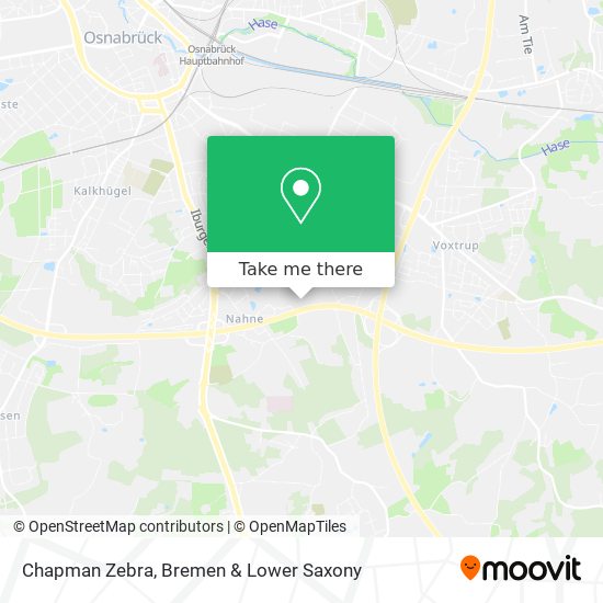Chapman Zebra map