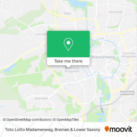 Toto Lotto Madamenweg map