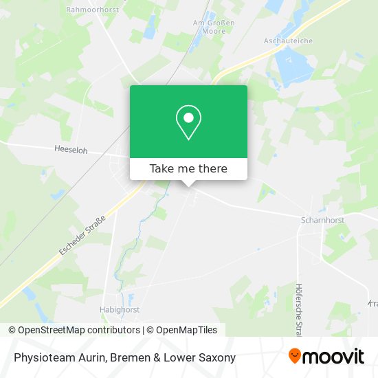 Physioteam Aurin map
