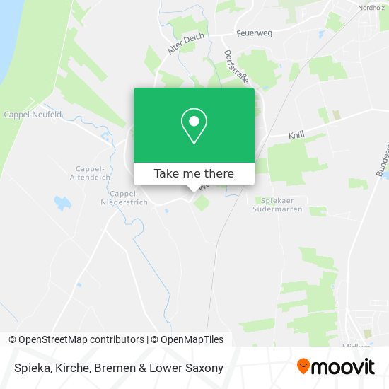 Spieka, Kirche map