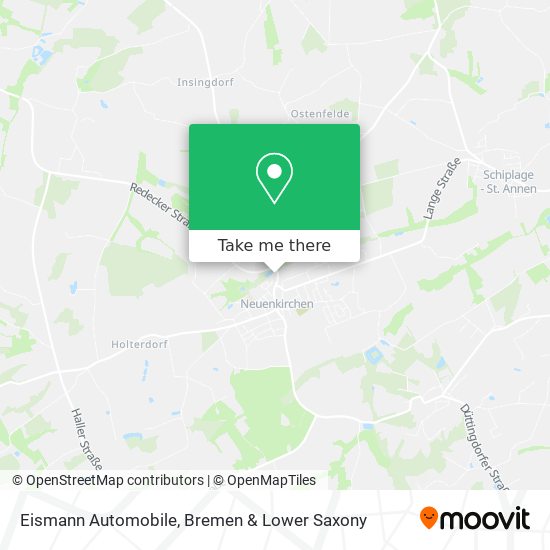 Eismann Automobile map