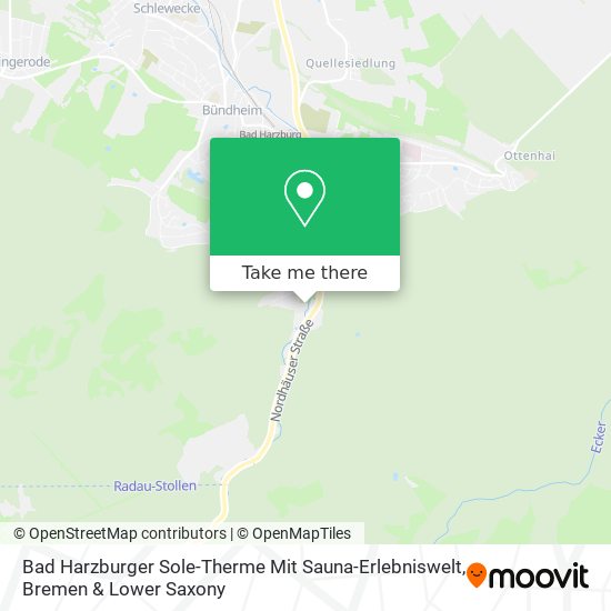 Карта Bad Harzburger Sole-Therme Mit Sauna-Erlebniswelt