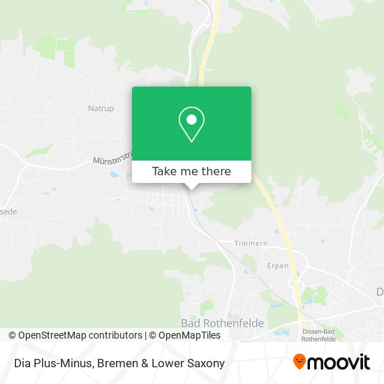 Dia Plus-Minus map