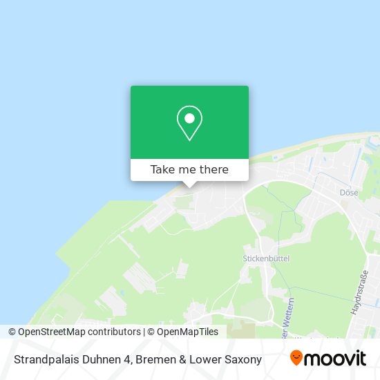 Strandpalais Duhnen 4 map