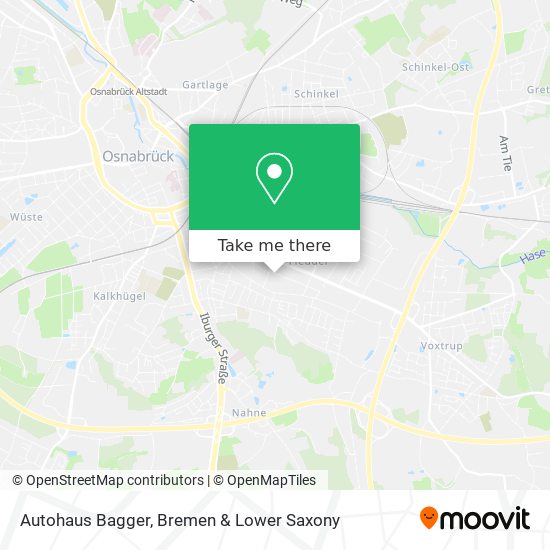 Autohaus Bagger map