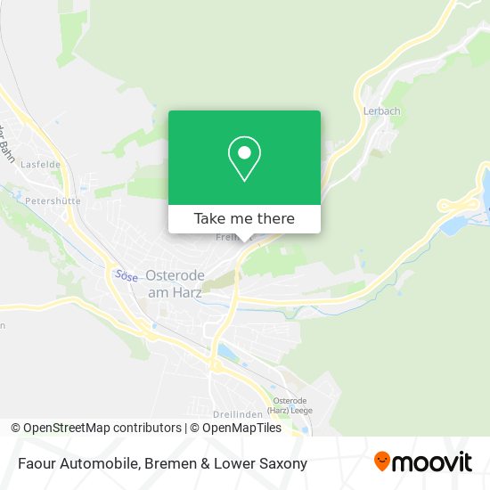Faour Automobile map