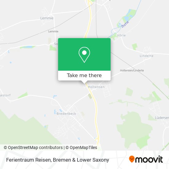 Ferientraum Reisen map