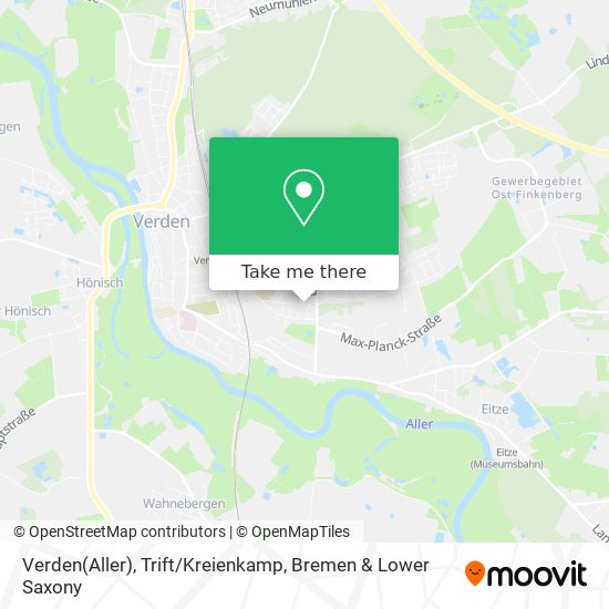 Verden(Aller), Trift / Kreienkamp map