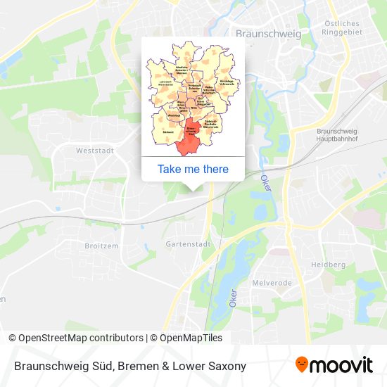 Braunschweig Süd map