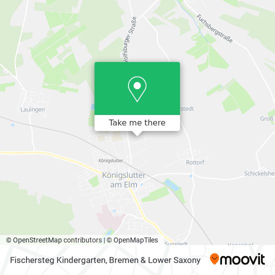 Fischersteg Kindergarten map