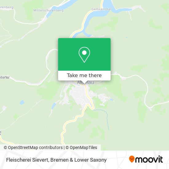 Fleischerei Sievert map