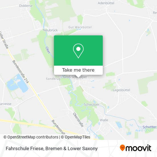 Fahrschule Friese map
