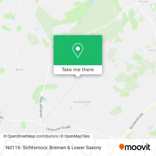 Nd116: Sichtsmoor map