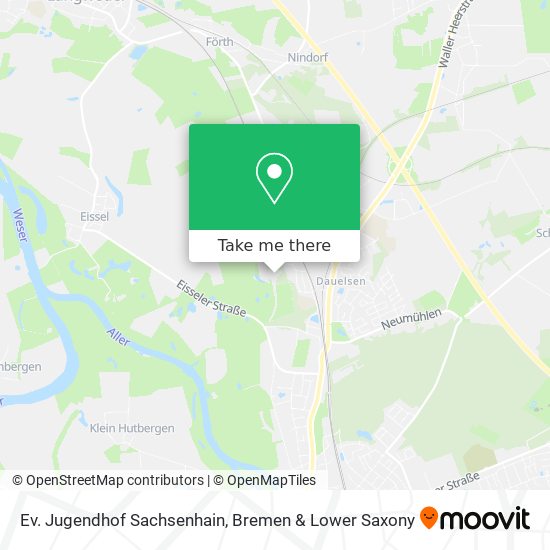 Ev. Jugendhof Sachsenhain map