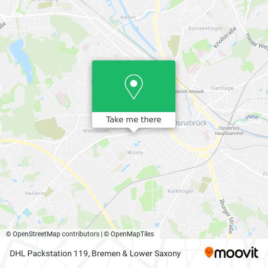 DHL Packstation 119 map
