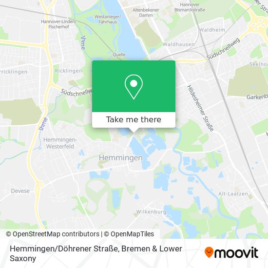 Hemmingen/Döhrener Straße map